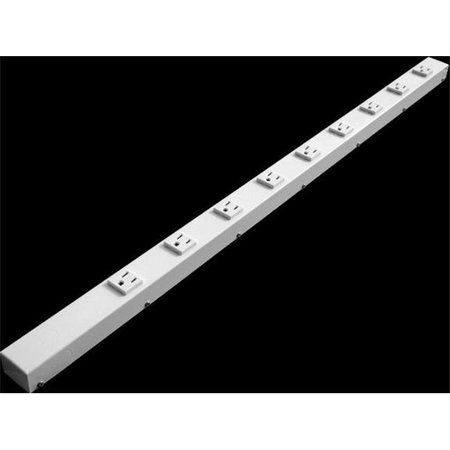 X1 X1 EPS-H309NVW 36 in. 9-Outlet Hardwired Power Strip; White EPS-H309NVW